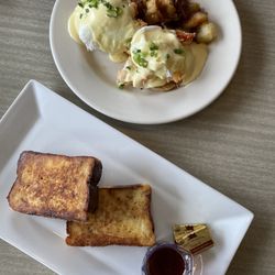 Chach Restaurant - Vanilla custard French toast and lobster Benedict specials (BOTH OUTSTANDING)