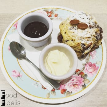 The Tea Salon - chocolate scone - Cafes Near Me - Melbourne, VIC