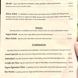Specialty/Entrees 8/2026 Specialty/Entrees 8/2026