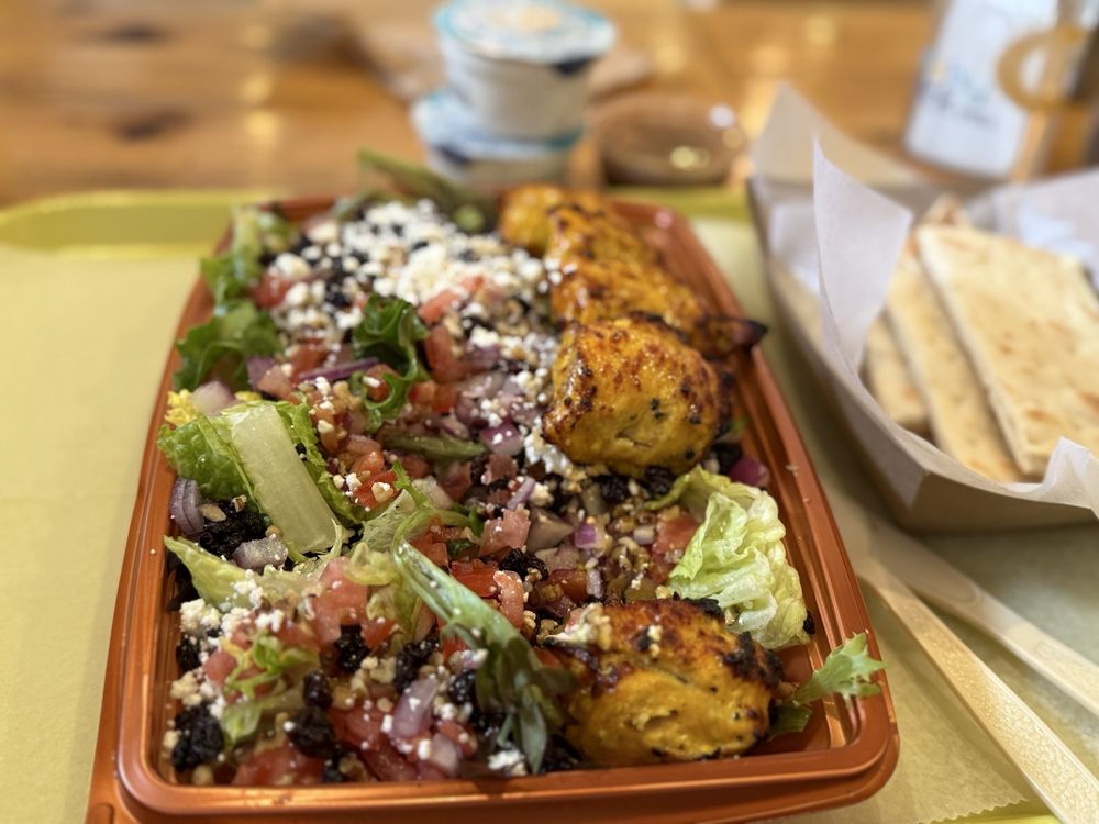 Food from Moby Dick House of Kabob