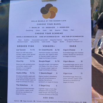Hella Bagels - Menu - Bagels Near Me - Albany, California Hella Bagels - Menu - Bagels Near Me - Albany, California