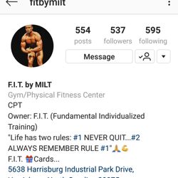 FIT - Check us out on Instagram! @fitbymilt