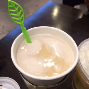 Cha For Tea - Long Beach - :) hot honey green milk tea with this cute spoon I adore!!!!!! - Coffee & Tea Near Me - Long Beach, California Cha For Tea - Long Beach - :) hot honey green milk tea with this cute spoon I adore!!!!!! - Coffee & Tea Near Me - Long Beach, California
