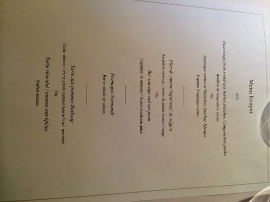 Menu photo 1 Ecuyer Normand Chandai, 61