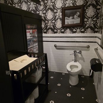 Lucky's 13 Pub - Diaper table in largest stall-ladies room - Breakfast & Brunch Near Me - Bismarck, North Dakota Lucky's 13 Pub - Diaper table in largest stall-ladies room - Breakfast & Brunch Near Me - Bismarck, North Dakota