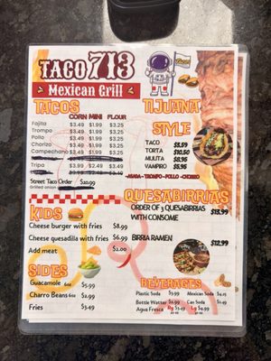 Menu photo 1 Taco 713 Houston, TX Menu photo 1 Taco 713 Houston, TX