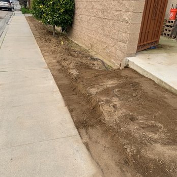 Construction Valdes - BEFORE*** retaining wall. - Painters Near Me