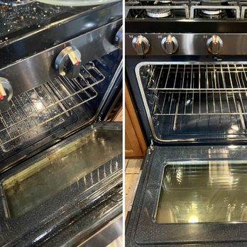 GoodBright Cleaning - Before / After oven - Home Cleaning Near Me