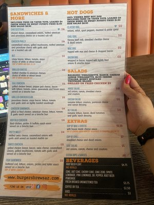 Menu photo 8 Burgers & Brews Glendale, AZ Menu photo 8 Burgers & Brews Glendale, AZ