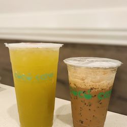 Coco Cane Juice and Ice Cream - Original Sugarcane and Vietnamese Iced Coffee. Both were just ok.