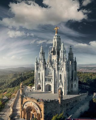 Tibidabo Amusement Park by null
