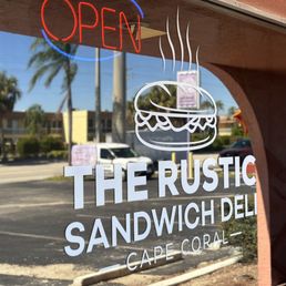 Exterior outside entrance of The Rustic Sandwich Deli - Cape Coral, Florida Exterior outside entrance of The Rustic Sandwich Deli - Cape Coral, Florida