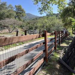 JonErica's Fencing - Beautiful four rail ranch fence along the driveway