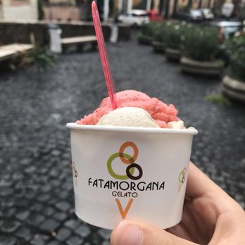 Fatamorgana - Strawberry and Hazelnut w fructose - Gelato Near Me - Rome, RM Fatamorgana - Strawberry and Hazelnut w fructose - Gelato Near Me - Rome, RM