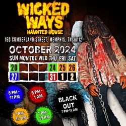 Wicked Ways Haunted House - Black Out Weekend is BACK at Wicked Ways due to terrifyingly popular demand