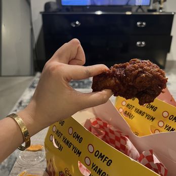 Chimmelier - Hot yangyum wing look how plump and crispy! - Chicken Shop Near Me - Los Angeles, California Chimmelier - Hot yangyum wing look how plump and crispy! - Chicken Shop Near Me - Los Angeles, California