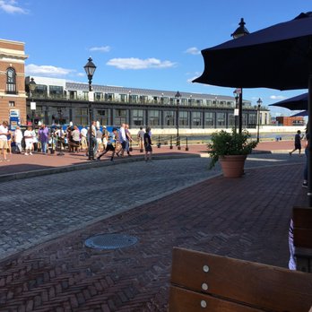 The Admiral's Cup - View from our table but the breeze is great sitting outside in the shade! - Bars Near Me - Baltimore, Maryland