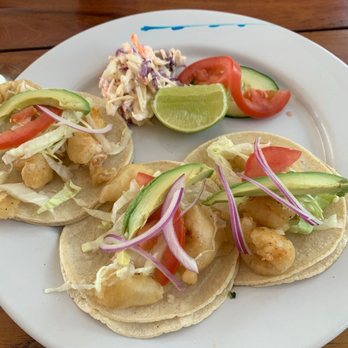 Jungle Fish Beach Club - Tempura shrimp taco - Seafood Near Me - Tulum, ROO