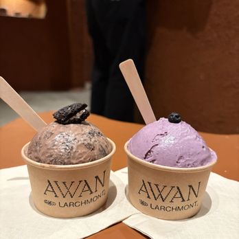 Awan - Chocolate Oreo; Blueberry Lavendar - Ice Cream & Frozen Yogurt Near Me - Los Angeles, California