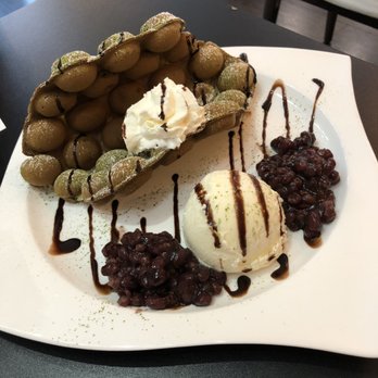 17°C Bubble Tea & Dessert Cafe - Matcha red bean bubble waffle - Desserts Near Me - Vancouver, British Columbia 17°C Bubble Tea & Dessert Cafe - Matcha red bean bubble waffle - Desserts Near Me - Vancouver, British Columbia