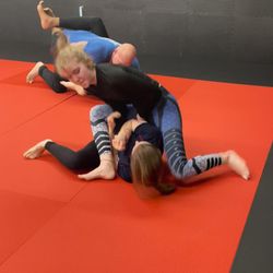 Modern Warrior Combatives and Jiu Jitsu - Legacy Members Training before renovation was complete.