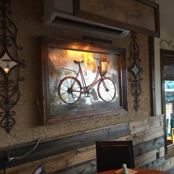 The Great American Pub - Cool bicycle art in one of the dining rooms - American Near Me - Phoenixville, Pennsylvania