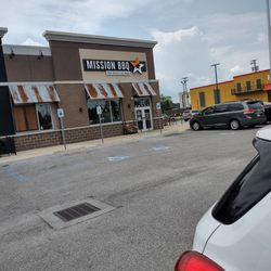 Mission BBQ - This is the front of the building facing US 224 in Boardman, Ohio.