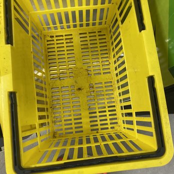 Dollar General - Extremely dirty basket I picked up ... I'm embarrassed for them. - Grocery Near Me - Trussville, Alabama