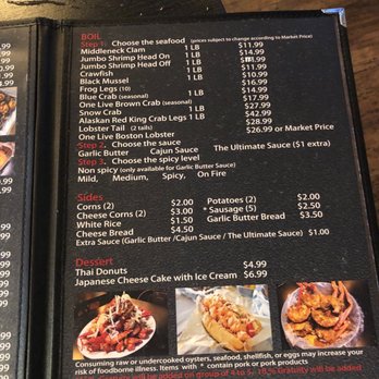 Cajun Boil - Menu - Cajun/Creole Near Me - Miami, Florida