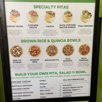 Pita Pit - Easy to read menu with decent prices. - Mediterranean Near Me - Sacramento, California Pita Pit - Easy to read menu with decent prices. - Mediterranean Near Me - Sacramento, California
