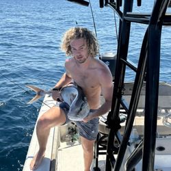 Green Creek Outfitter - Amberjacks on live bait.