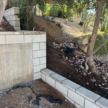 RML Concrete - Complete retainer at north property line. - Masonry/Concrete Near Me
