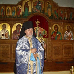 St-Nicolas rite orthodoxe russe - Père Serge - supérieur de la paroisse