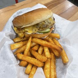 Single Krunch burger