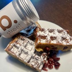 B.Street Waffles - Pumpkin-Cranberry Waffles