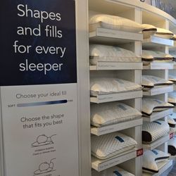 Sleep Number - Come in and let us find the perfect pillow for your needs! We even have a wedge pillow, body pillows & new travel pillows!!