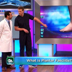 University Foot and Ankle Institute - Dr. Bob on The Doctors demonstrating new treatments for heel pain.
