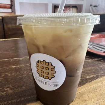 Waffle N Sip - Maple Latte - Waffles Near Me - Queens, New York
