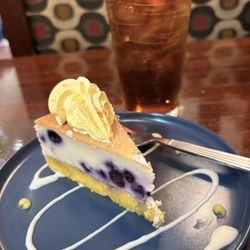 Pea-Fections Culinary Connections - Lemon Blueberry cheesecake
