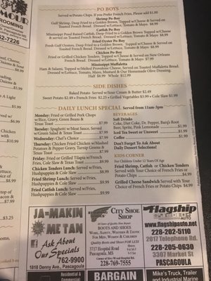 Menu photo 6 The Cornerstone Restaurant Gautier, MS