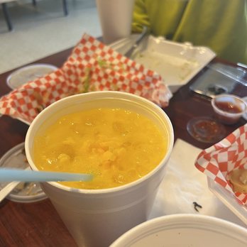 Sounds Good Cafe - a bowl of soup with a spoon in it - Mexican Near Me - Deming, New Mexico