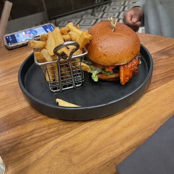 Mesler Kitchen Bar Lounge - Spicy Fried Chicken Sandwich - New American Near Me - Chicago, Illinois Mesler Kitchen Bar Lounge - Spicy Fried Chicken Sandwich - New American Near Me - Chicago, Illinois