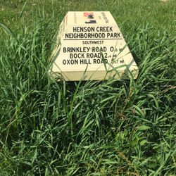 Henson Creek Park - Directions.