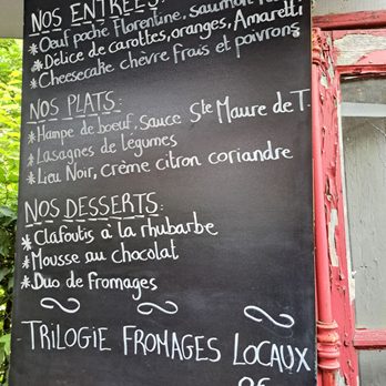 La Credence - La carte - French Near Me - Azay le Rideau, 37 La Credence - La carte - French Near Me - Azay le Rideau, 37