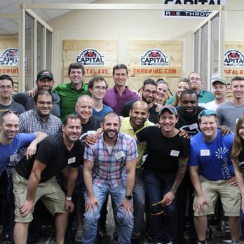 Capital Axe Throwing - Bury the hatchet by doing a unique team building activity. No more boring activities! Make sure to ask us about large group discounts! - Axe Throwing Near Me - Columbus, Ohio Capital Axe Throwing - Bury the hatchet by doing a unique team building activity. No more boring activities! Make sure to ask us about large group discounts! - Axe Throwing Near Me - Columbus, Ohio