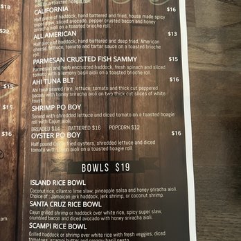 Off The Hook - Menu - Seafood Near Me - Dunkirk, New York