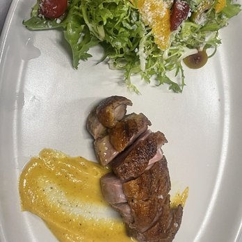 Forbes Meat Company - Duck breast e we out I want to say peach purée and orange and cherry salad - Meat Shops Near Me - Tucson, Arizona
