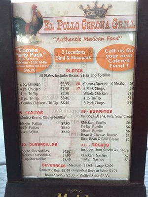 Menu photo 4 El Pollo Corona Grill Moorpark, CA Menu photo 4 El Pollo Corona Grill Moorpark, CA