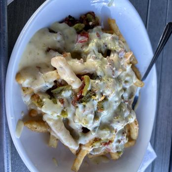 Bosque North - BACON-GREEN CHILE QUESO FRIES - Breweries Near Me - Bernalillo, New Mexico
