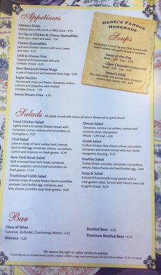 Menu photo 8 Henri's Cafe Oxnard, CA